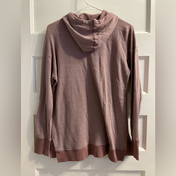 Purple Waffle Hoodie Pullover - Picture 3 of 3